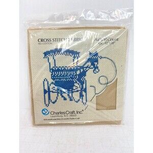 Charles Craft Aida Cross Stitch Fabric 14 18 Fiddlers Count 12 x 18" Lot of 9
